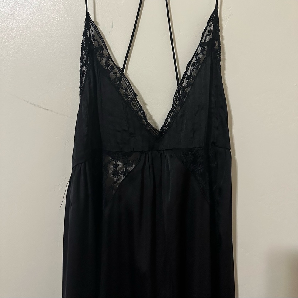 ZARA Black Slip Dress
